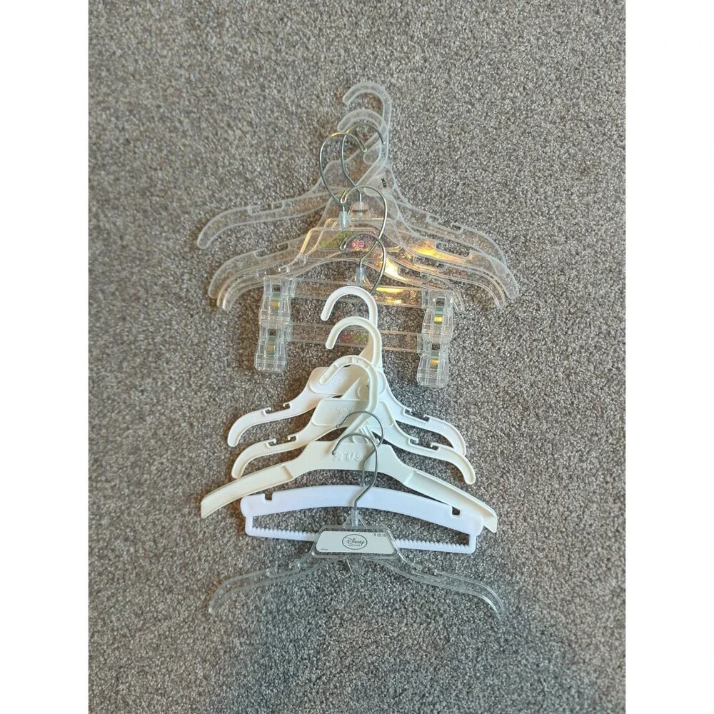 Children's/Baby Plastic Hangers Lot Of 48 (Multicolored)